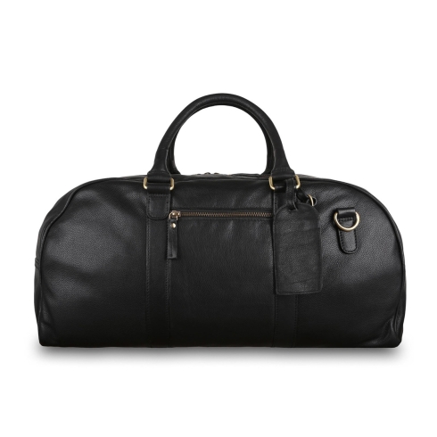 Вместительная дорожная сумк Ashwood Leather M-58 Black